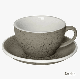 EGG 250ml Cappuccino - Taza y Platillo (Granite)