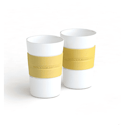 2 Coffee Mugs - Amarillo pastel