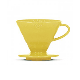 Dripper V60 cerámico 02 Amarillo