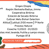 Etiopía Birbirsa natural 200grs. (frasco)