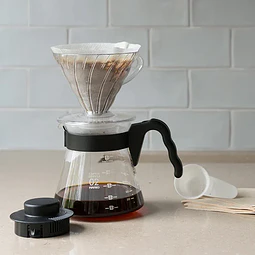 COFFEE SERVER SET - KIT COMPLETO V60 NEGRO