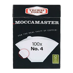 MOCCAMASTER FILTROS NR. 4 - 100 FILTROS DE CAFÉ