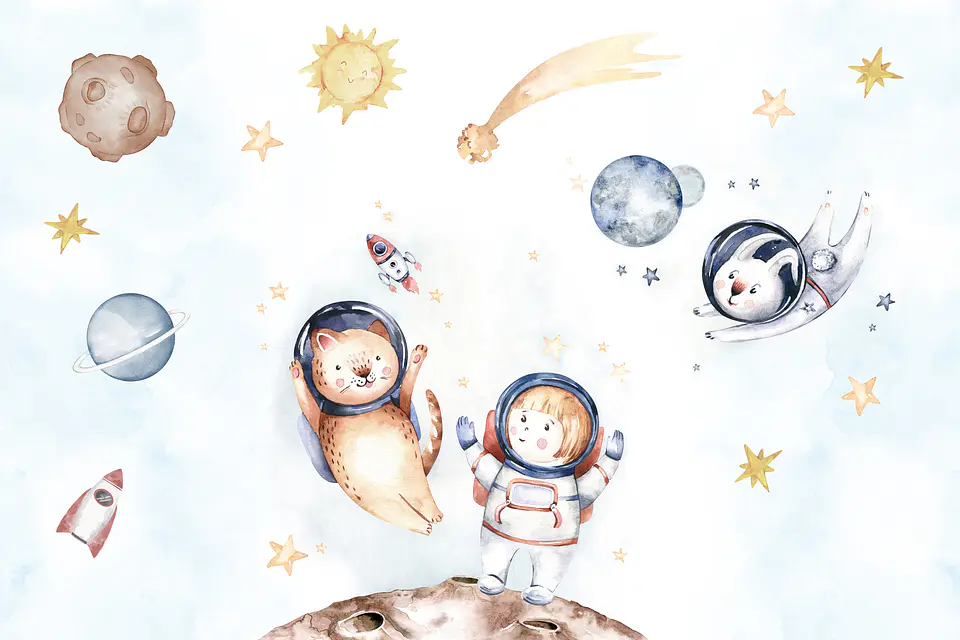 Astronautas en el espacio  2