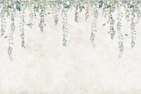 Leaves and Birds 