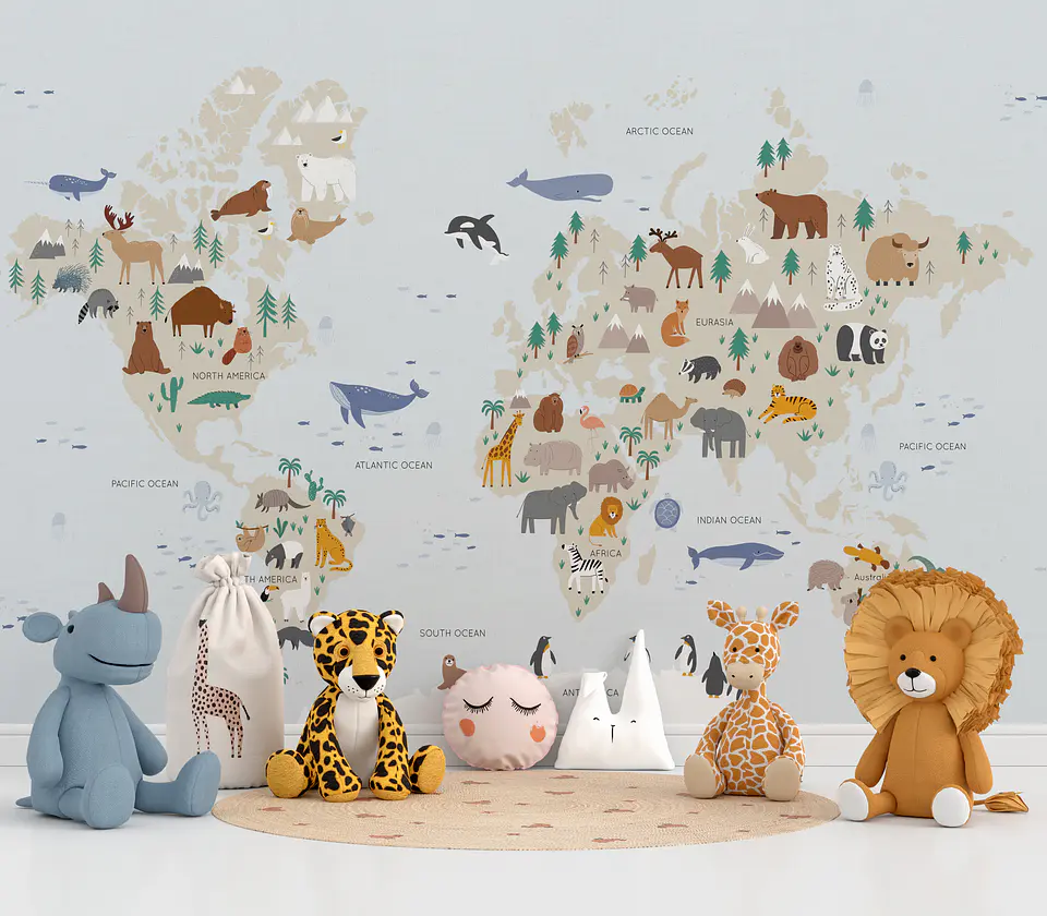 Mapamundi Animales 1