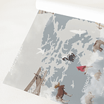 Mapamundi en el cielo