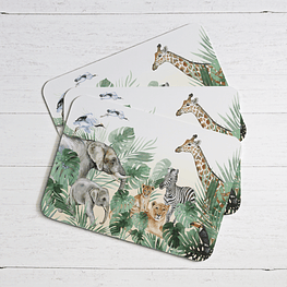 Individuales Animales en la Jungla