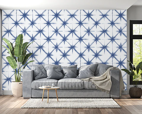 Blue Shibori
