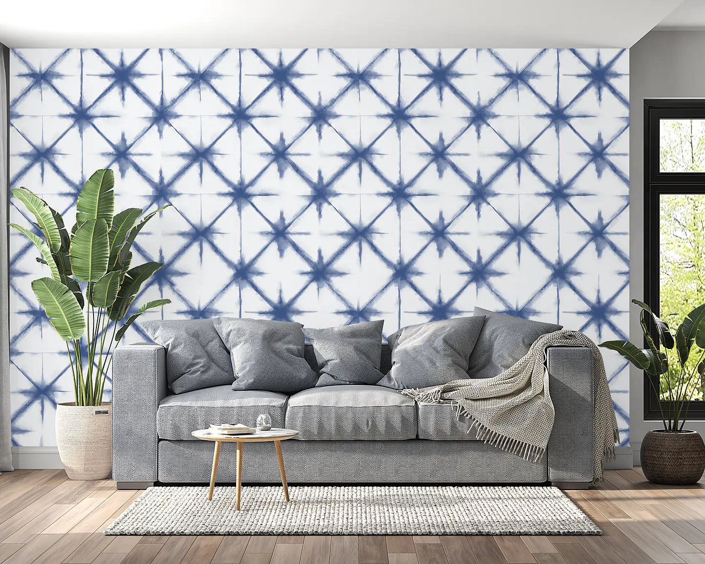 Blue Shibori 1