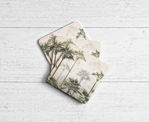 Posavasos Foggy Forest