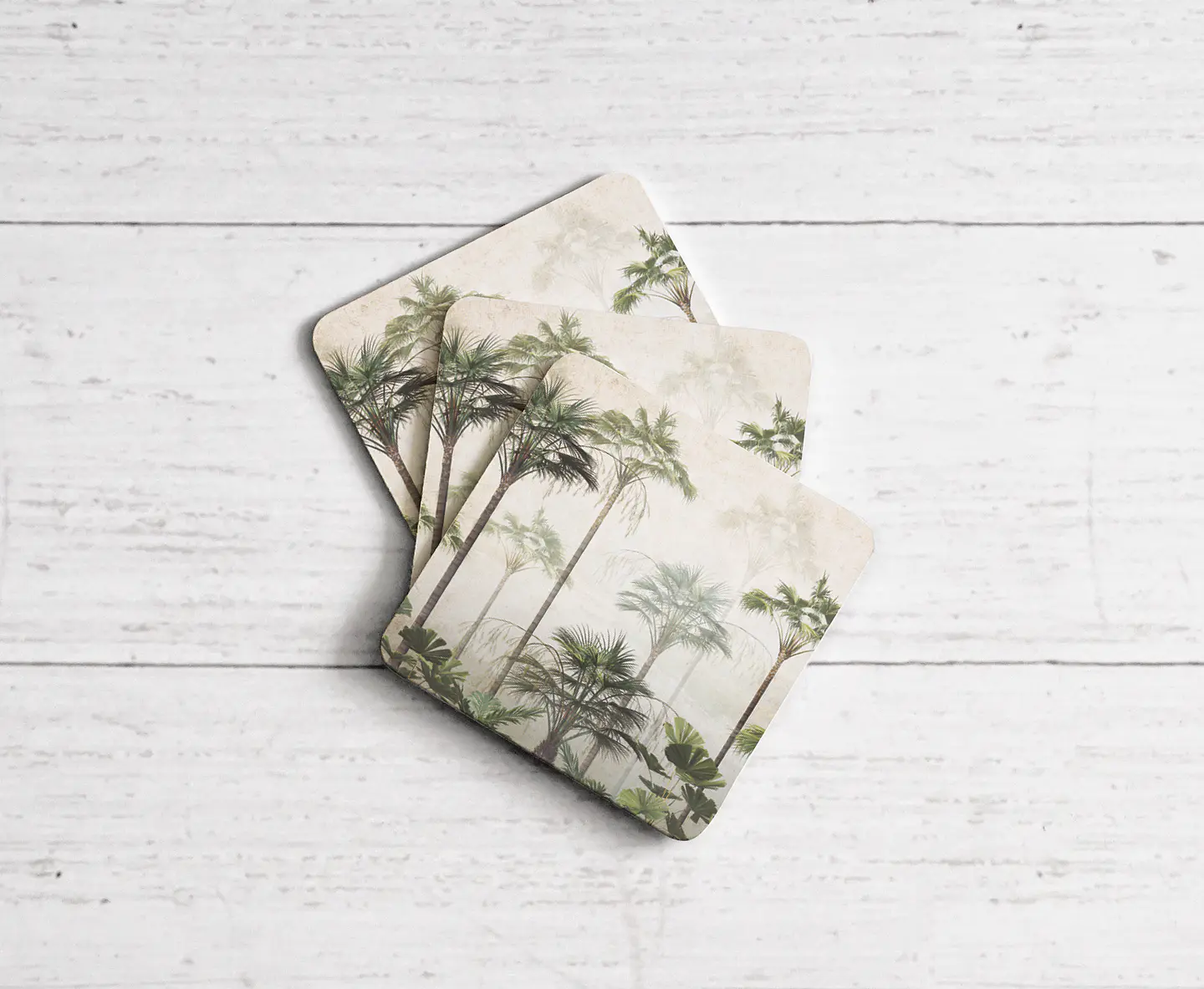 Posavasos Foggy Forest 1