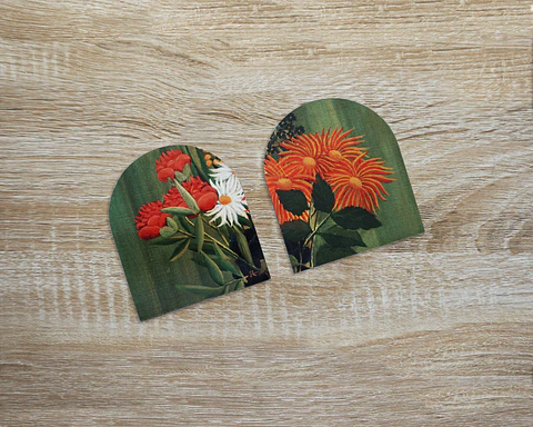 Imán Duo Floral Vintage