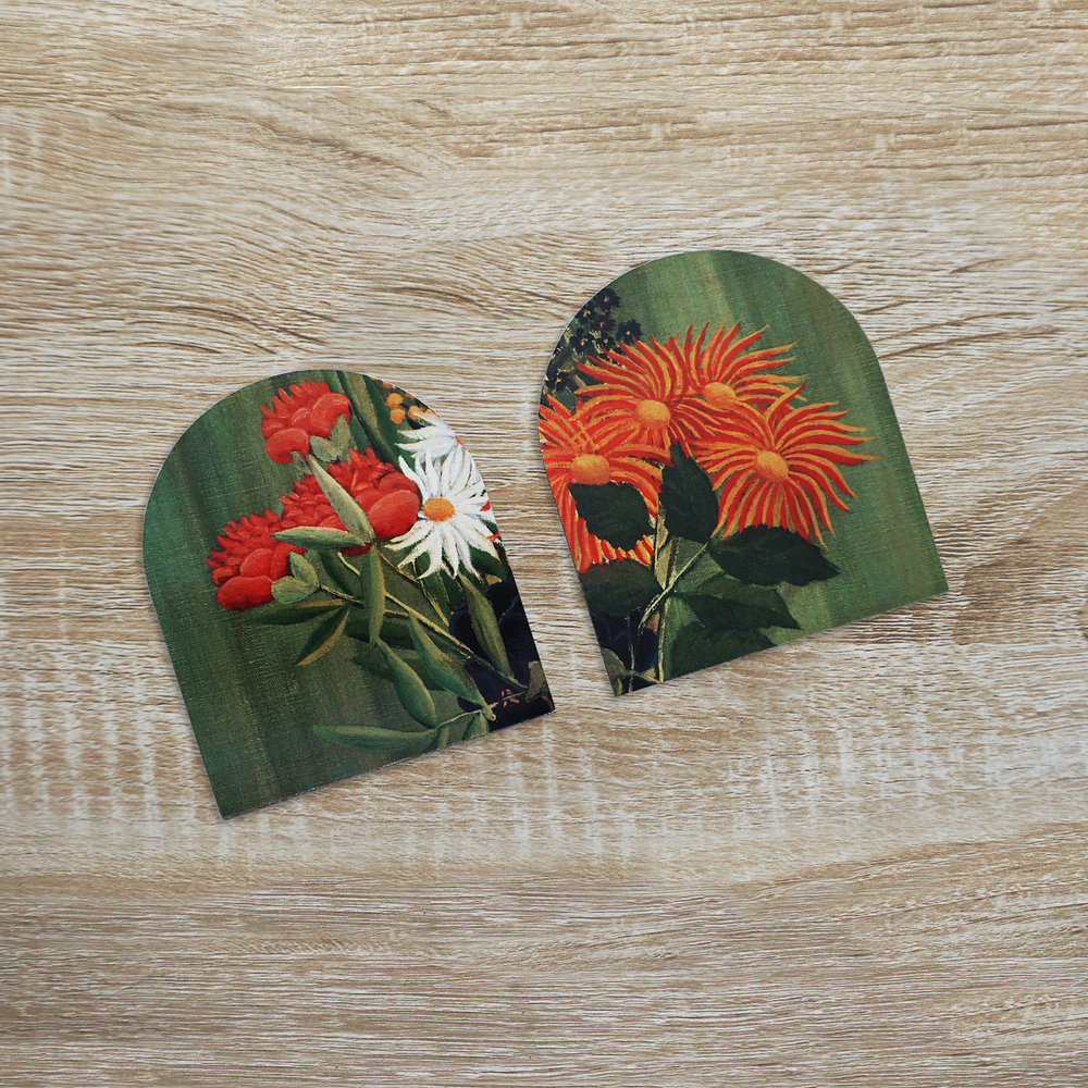 Imán Duo Floral Vintage