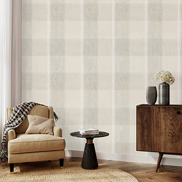 Cuadrillé Beige con Lineas