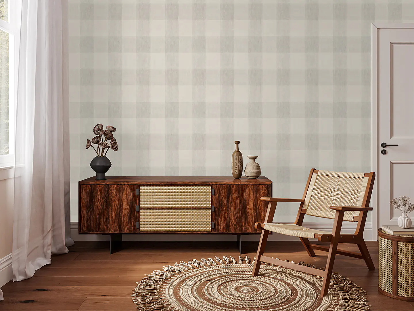 Cuadrillé Beige 1