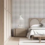 Cuadrillé Gris con Líneas