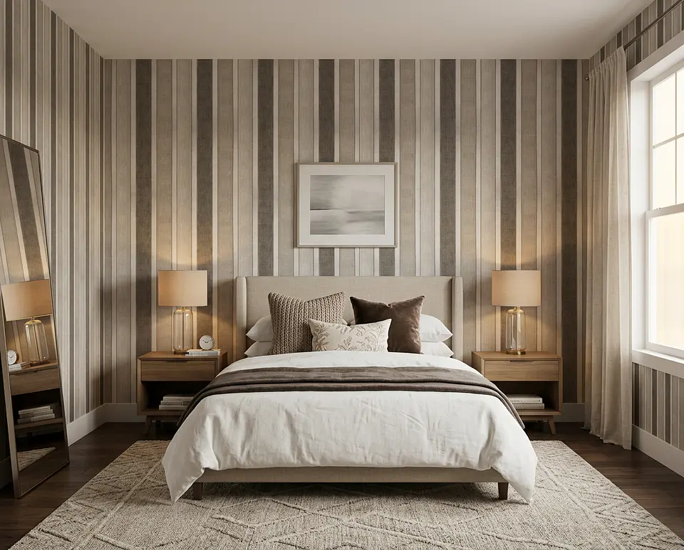 Taupe Stripes 1