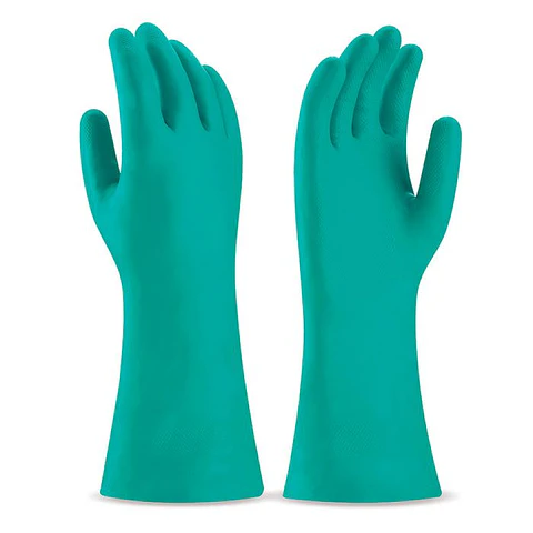 GUANTES NITRILO VERDE PAR T/S