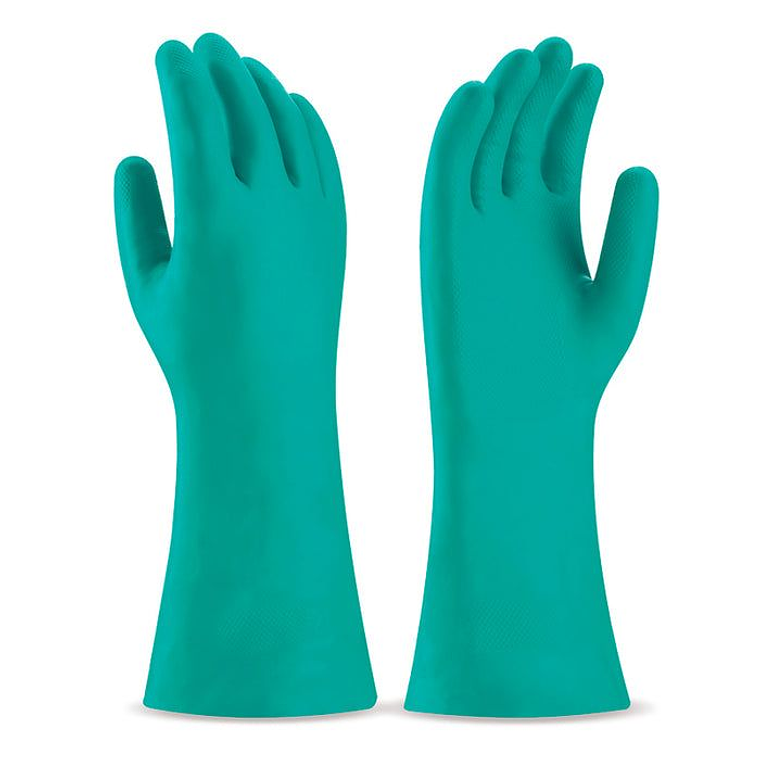 GUANTES NITRILO VERDE PAR T/S 1