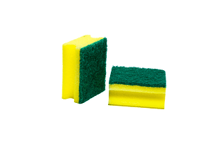 ESPONJA AMARILLA VERDE 5UN.