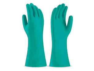 GUANTES NITRILO VERDE PAR T/M