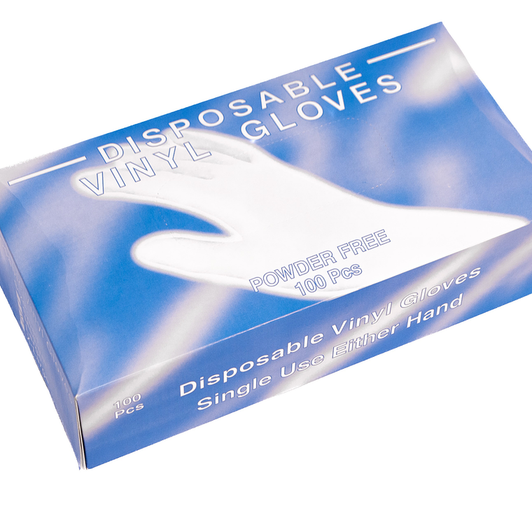 GUANTE VINILO T/L - 100UN 1