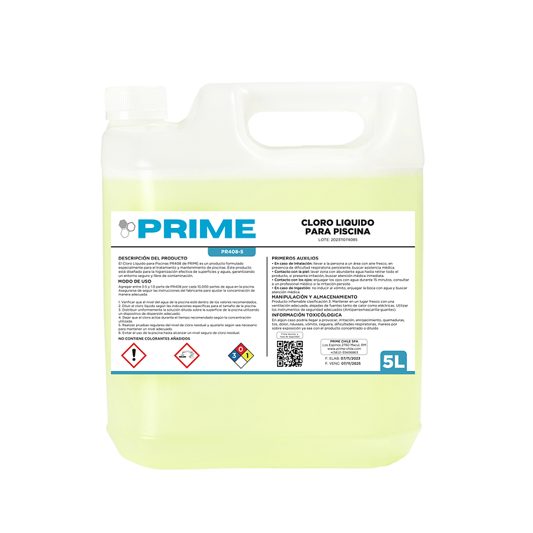 CLORO PARA PISCINA - ENV 5L 1
