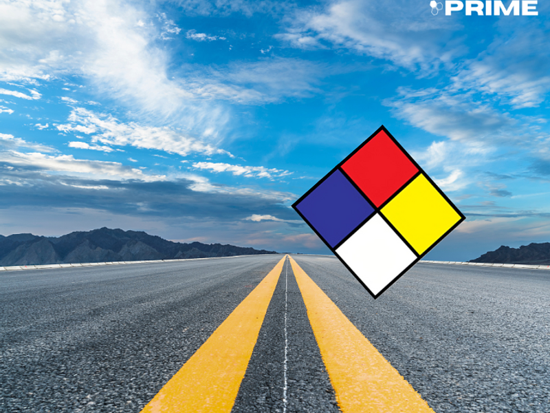 ¿Qué significa cada color del rombo de seguridad?