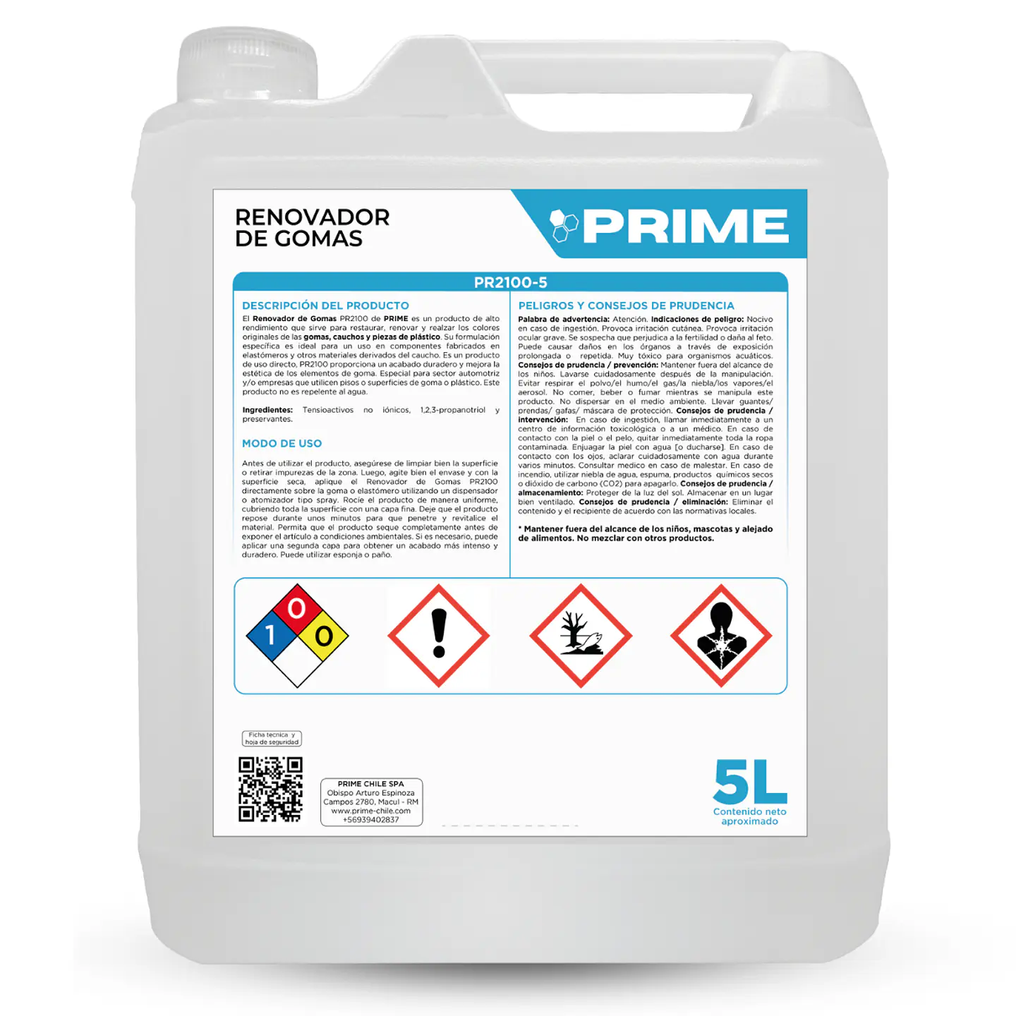 RENOVADOR DE GOMAS - ENV 5L 2