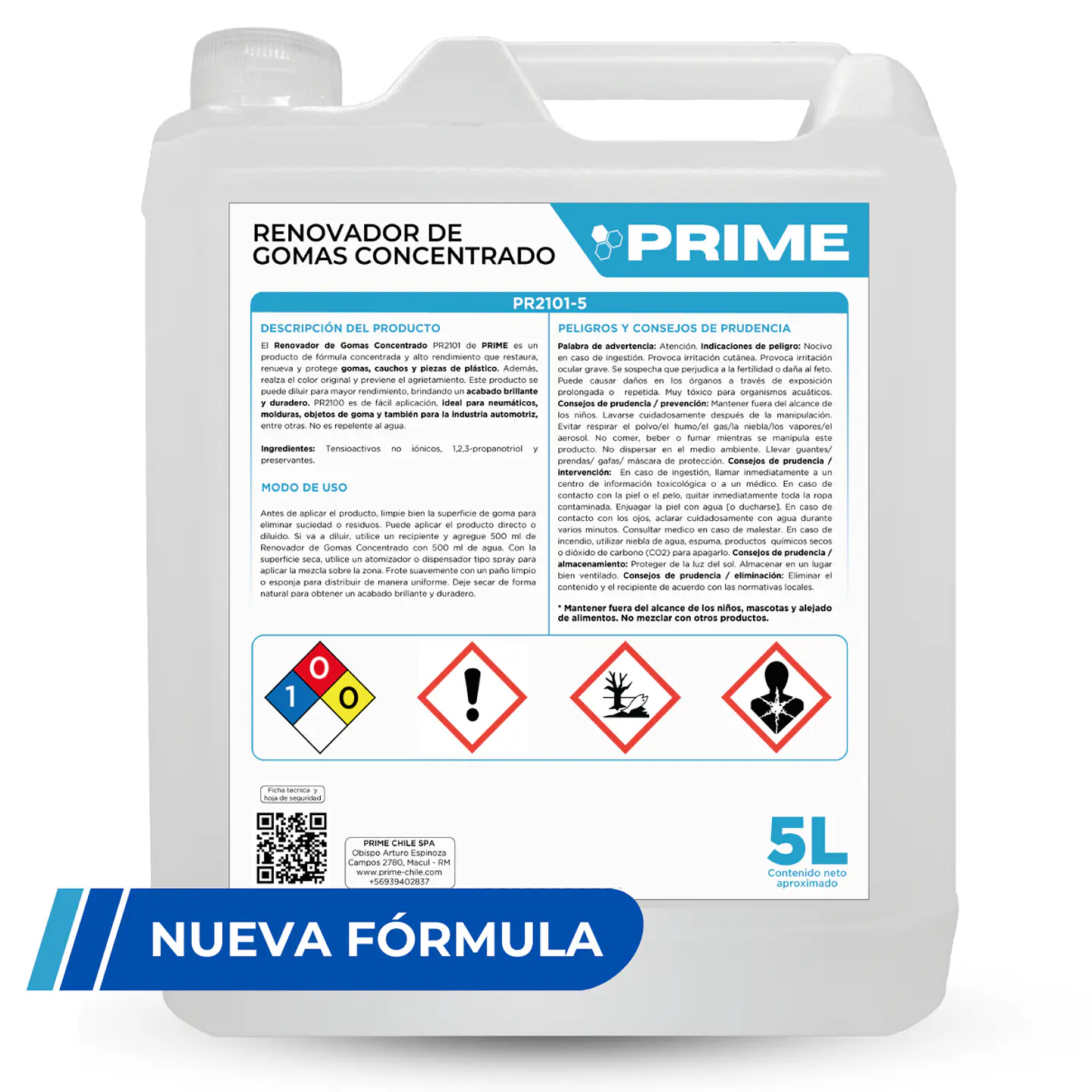 RENOVADOR DE GOMAS CONCENTRADO - ENV 5L 2