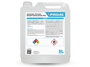ALCOHOL ETÍLICO DESNATURALIZADO 96% - ENV 5L