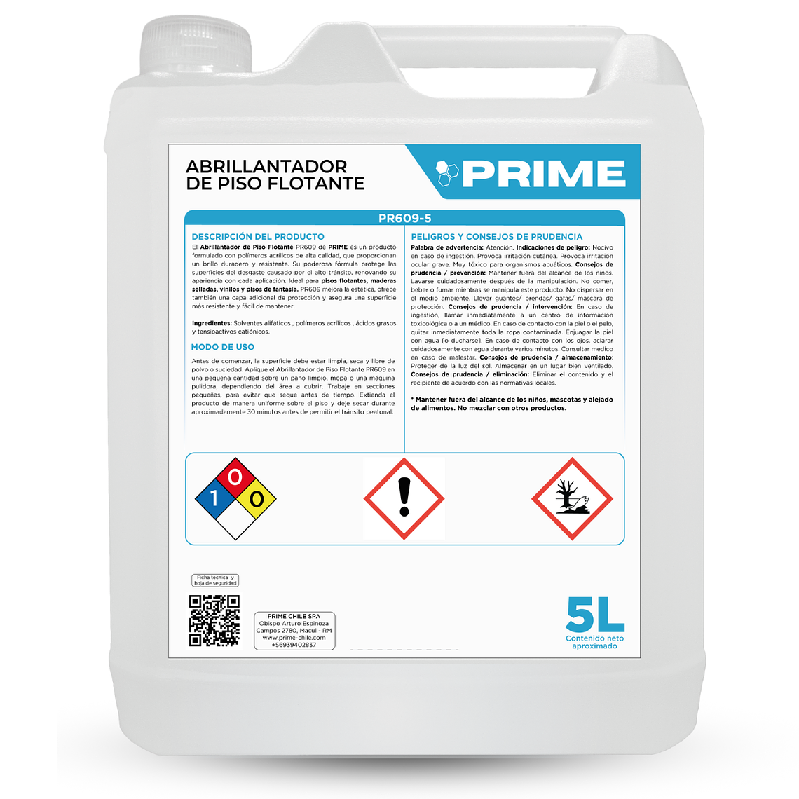 ABRILLANTADOR DE PISO FLOTANTE - ENV 5L 1
