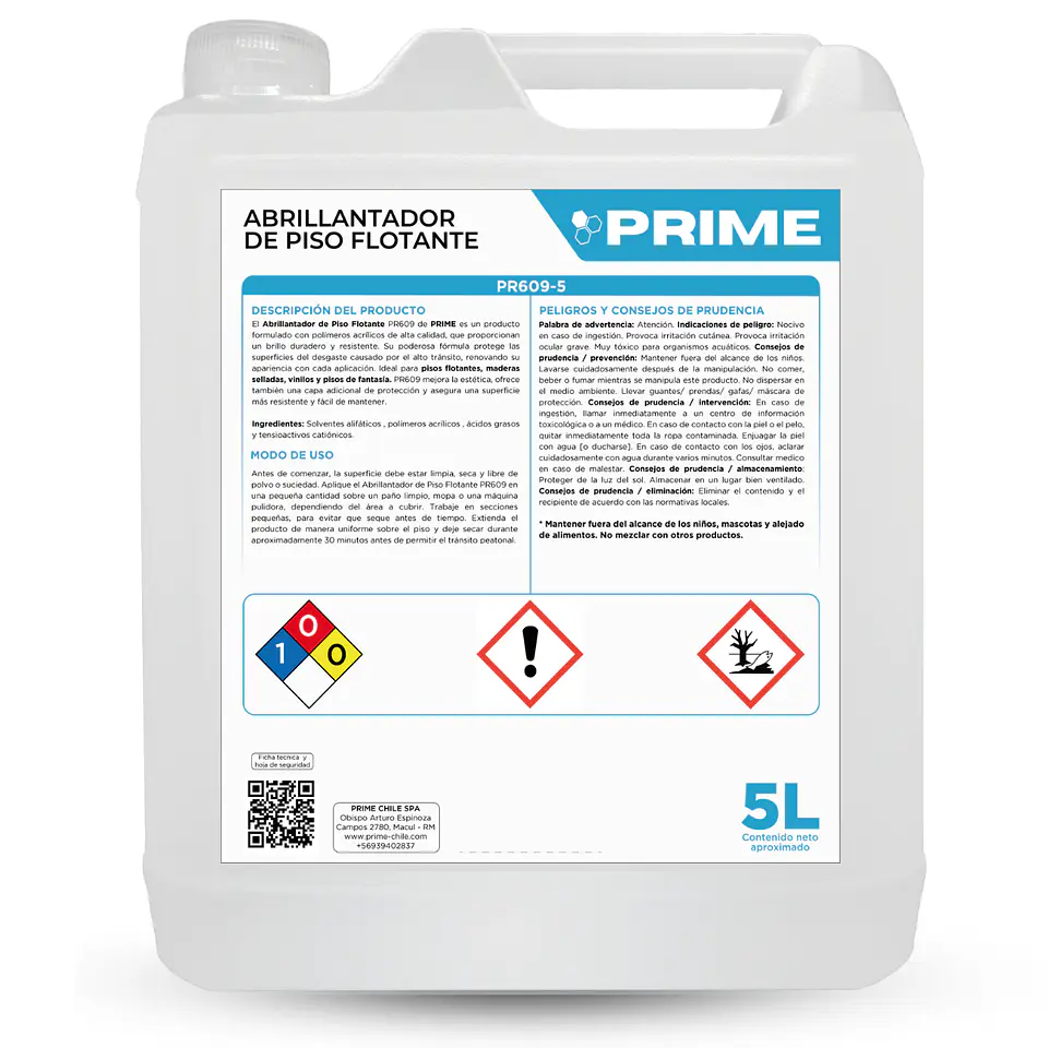 ABRILLANTADOR PARA PISO FLOTANTE ENV 5L 1