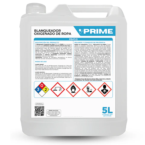 BLANQUEADOR OXIGENADO PARA ROPA - ENV 5L 