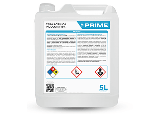 CERA ACRÍLICA INCOLORA 18% - ENV 5L