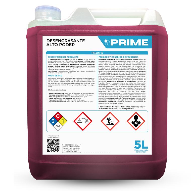 DESENGRASANTE ALTO PODER - ENV 5L 1