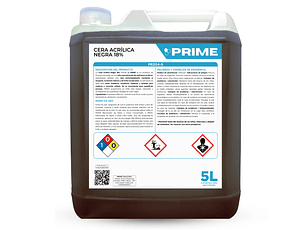 CERA ACRÍLICA NEGRA 18% - ENV 5L