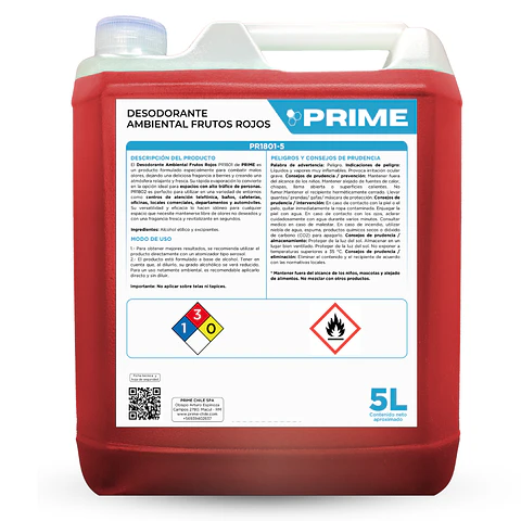DESODORANTE AMBIENTAL FRUTOS ROJOS - ENV 5L 