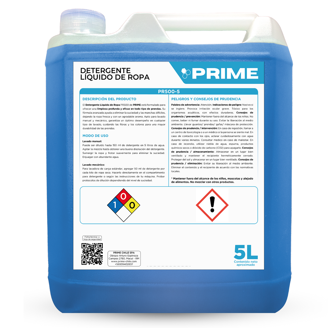 DETERGENTE LÍQUIDO DE ROPA - ENV 5L  1