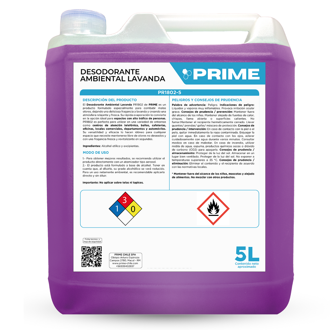 DESODORANTE AMBIENTAL LAVANDA - ENV 5L 1