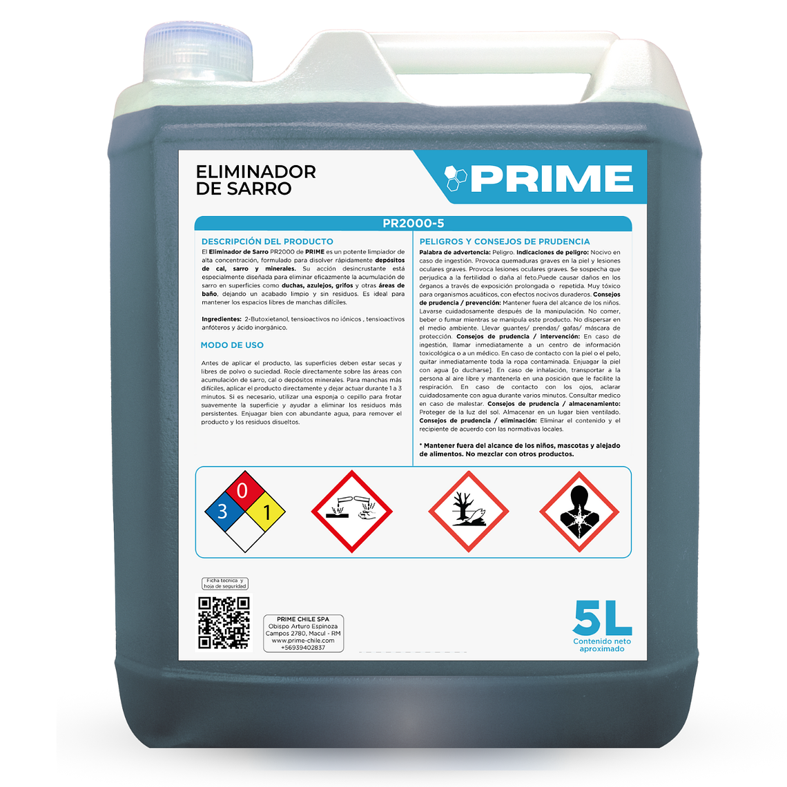 ELIMINADOR DE SARRO - ENV 5L 1