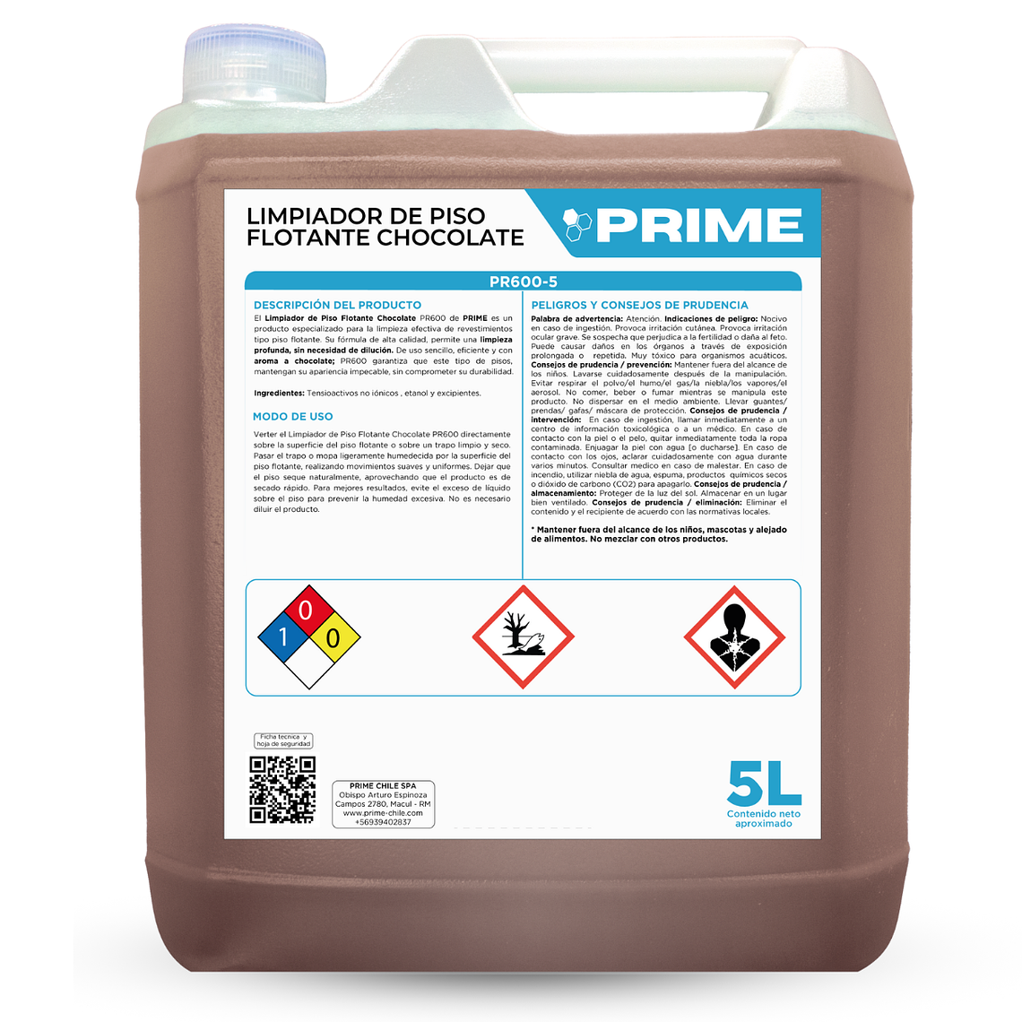 LIMPIADOR DE PISO FLOTANTE CHOCOLATE - ENV 5L  1