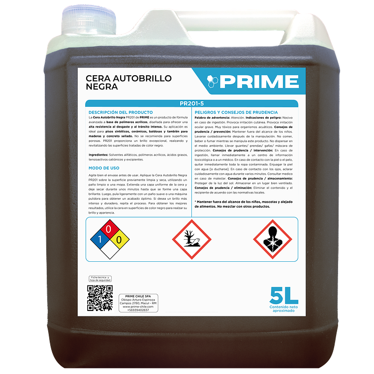 CERA AUTOBRILLO NEGRA - ENV 5L 1