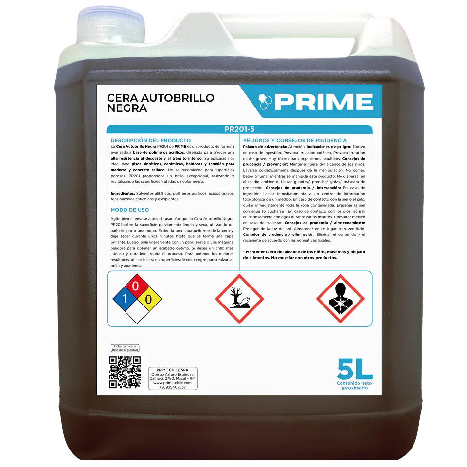 CERA AUTOBRILLO NEGRA - ENV 5L 1