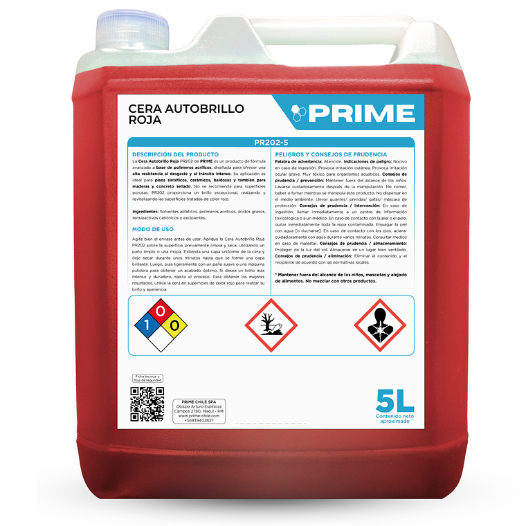 CERA AUTOBRILLO ROJA - ENV 5L 1
