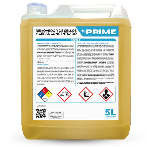 REMOVEDOR DE SELLOS Y CERA CONCENTRADO ENV 5L