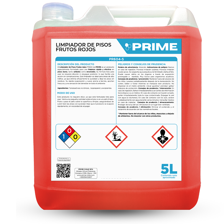 LIMPIADOR DE PISOS FRUTOS ROJOS - ENV 5L  1