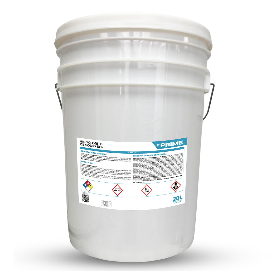 HIPOCLORITO DE SODIO 10% - ENV 20L 1
