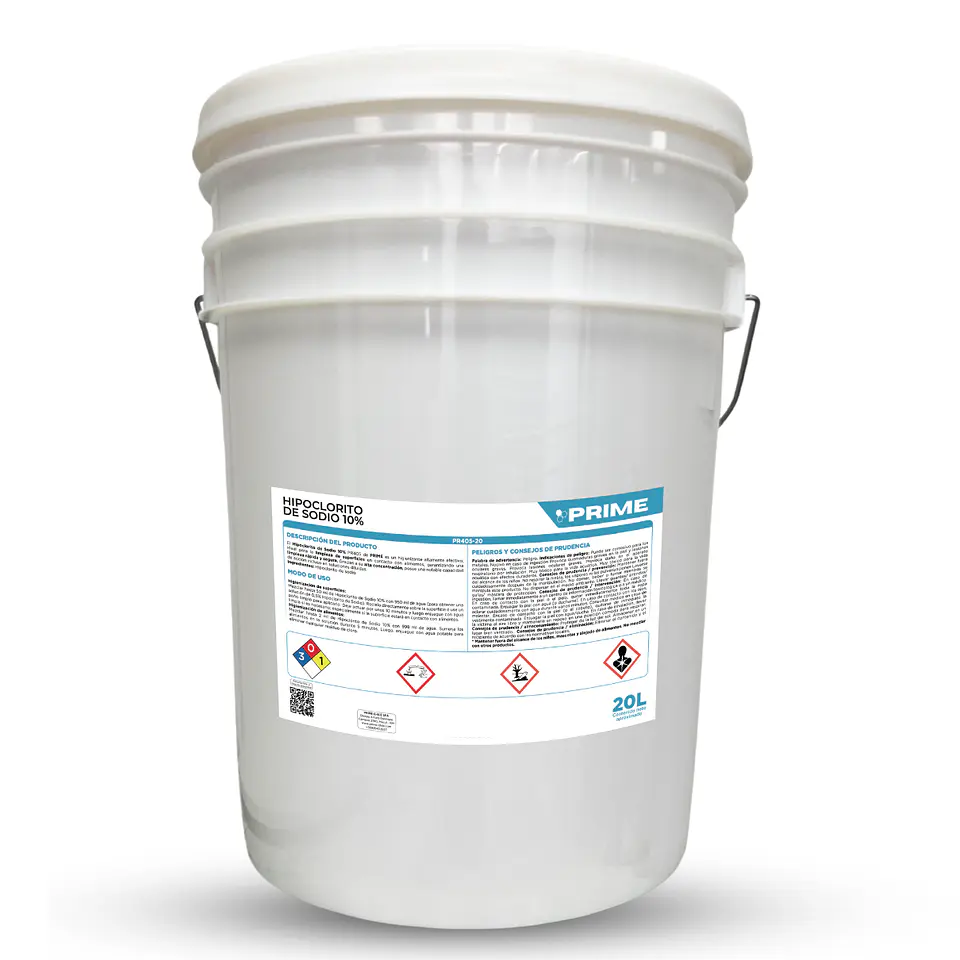 HIPOCLORITO DE SODIO 10% - ENV 20L 1
