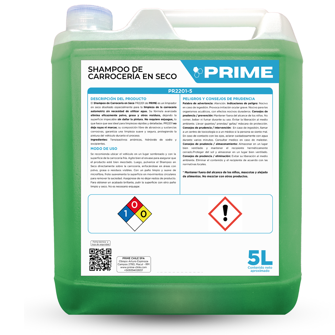 SHAMPOO DE CARROCERÍA EN SECO - ENV 5L 1